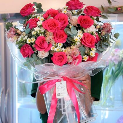 Pink Rose Bouquet